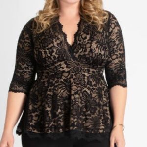 Kiyonna Linden Lace Top SZ 1X (14/16)